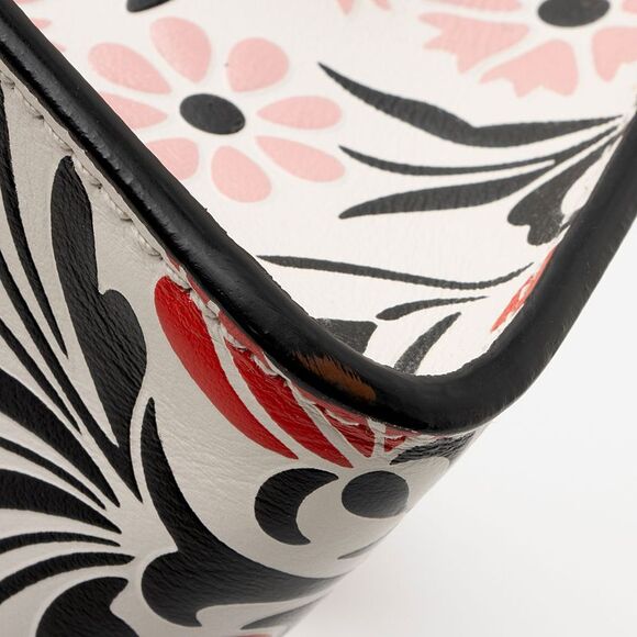 Prada Calfskin Floreale Galleria Double Zip Medium Tote - Picture 14 of 16